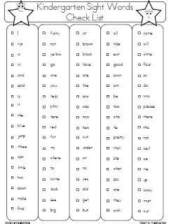 sight word complete list sight words kindergarten kindergarten sight