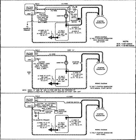 starter generator installation wiring diagram   generator installation generation diagram