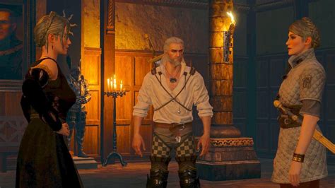 geralt sneaks into twin sisters house 2 ways witcher 3