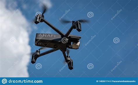 parrot anafi drone   air editorial stock image image  multi