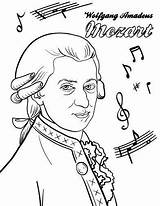 Mozart Coloring Music Pages Composer Printable Drawing Bach Composers Worksheets Kids Figaro Marriage Piano Color Coloringcafe Print Elementary Getdrawings Activities sketch template