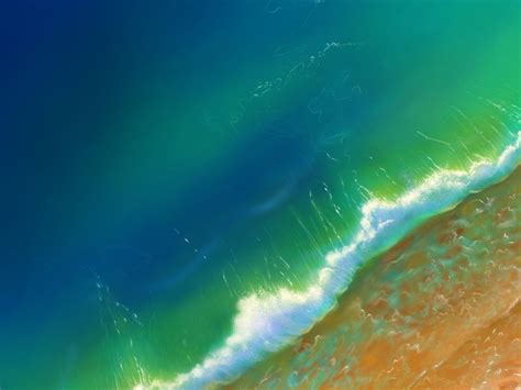 wallpaper green ocean sea waves aerial view beach desktop wallpaper
