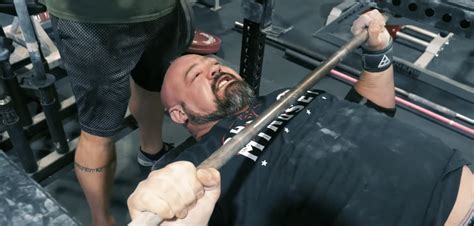 World S Strongest Man Brian Shaw Trains To Bench Press 701 Pounds