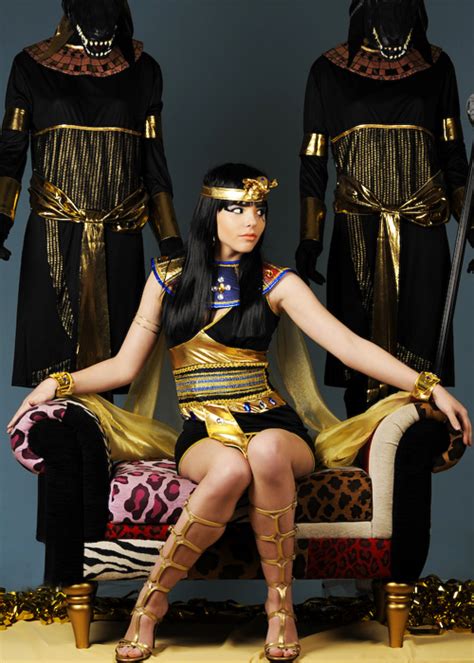 womens black cleopatra beauty costume