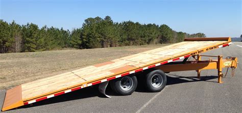 econoline  ton    heavy duty dual tandem tilt trailer air brakes trailers