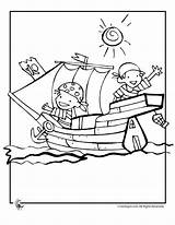 Pirate Coloring Pages Ship Kids Pirates Boys Printable Print Treasure Preschool Cute Printables Crafts Chest Woojr Cartoon Popular Printer Send sketch template