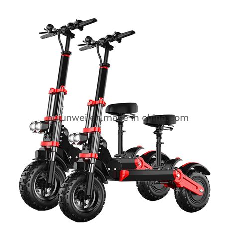 In Stock 500w 1000w Adult Off Road Fat Tire Electric Scooter 48v13ah