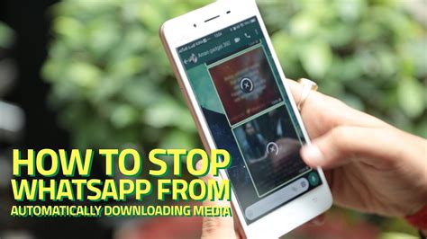How To Stop Whatsapp From Downloading And Saving Photos