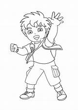 Go Pages Coloring Diego Getcolorings Printable sketch template