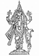Vishnu Coloring sketch template