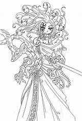 Medusa Coloring Drawing Awesome Netart Sketch Popular sketch template