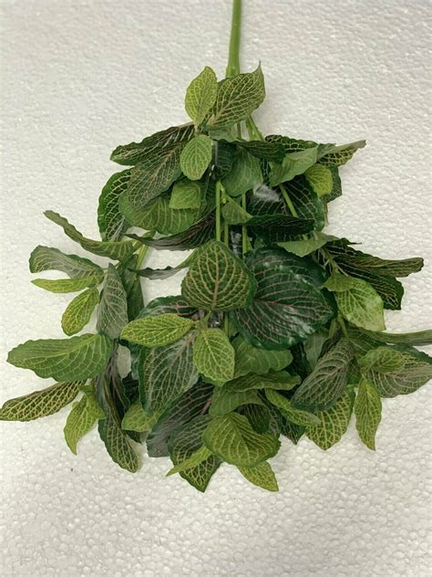 green leaf stems cm decorations