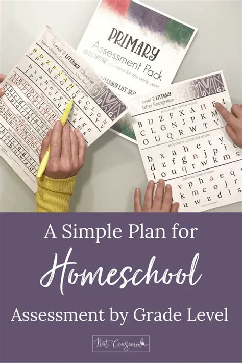 simple  effective plan  homeschool assessment