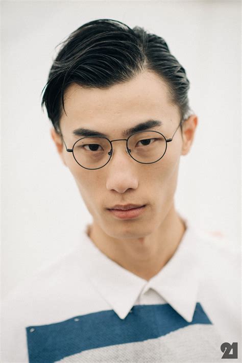 Le 21ème Asian Male Model Drawing Male Hair Asian Glasses