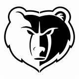 Grizzlies Nba Grizzly Clipground Vectorified sketch template