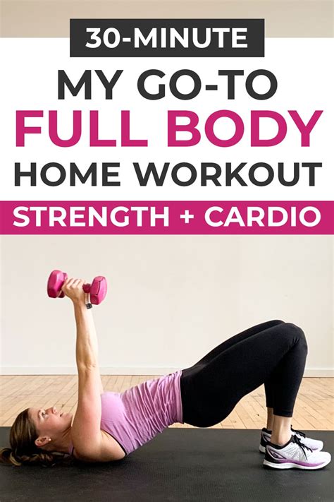 The Best Strength Hiit Home Workout For Women Nourish