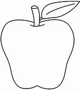 Coloring Apple Pages Print Printable Apples Western Theme Kids Shape Everfreecoloring sketch template