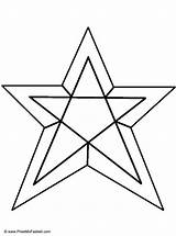 Coloring Star sketch template