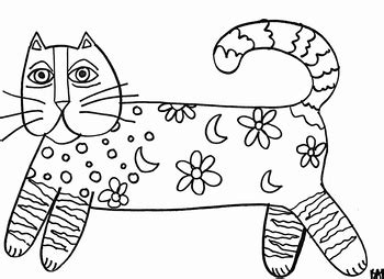 awesome pict tabby cat coloring page print   benefit