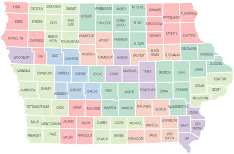 Davenport Iowa Zip Code Map – Map Vector