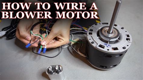 furnace blower motor wiring diagram blower installed motor  unplug  changing speed
