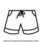 Hose Kurze Ausmalbilder Colorare Pantaloncini Clipart Ultracoloringpages Pants sketch template