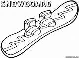 Snowboard Snowboarding sketch template