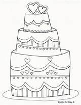 Wedding Coloring Pages Cake Printable Sheets Kids Marriage Drawing Cana Line Doodle Print Decorate Getdrawings Cool Maze Template Getcolorings Alley sketch template