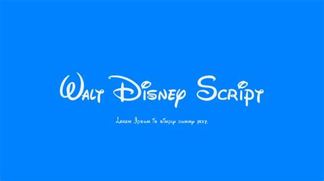 walt disney script font    desktop webfont