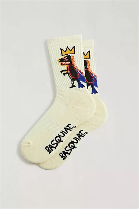 Basquiat Dino Crew Sock Urban Outfitters