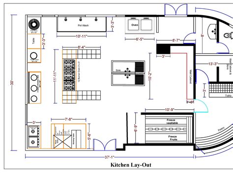 restaurant kitchen design plan  small restaurant kitchen layout