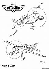 Planes Ned Zed Ripslinger Coloriages Imprimer sketch template