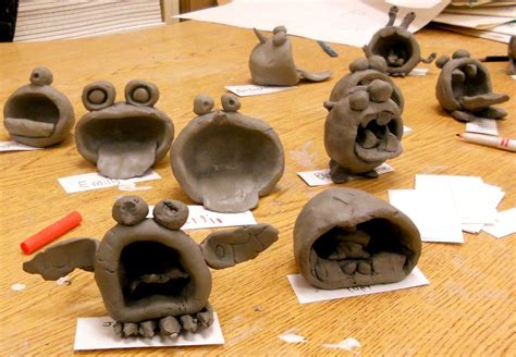 elementary art gallery clay art projects clay projects  kids ceramics projects