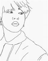 Jimin Outlines Colorironline Sweat Relieved Addicting Disappointed sketch template