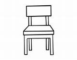 Chair Coloring Dining Pages Living Room Coloringcrew Bookcase Drawers Peters Book Template sketch template