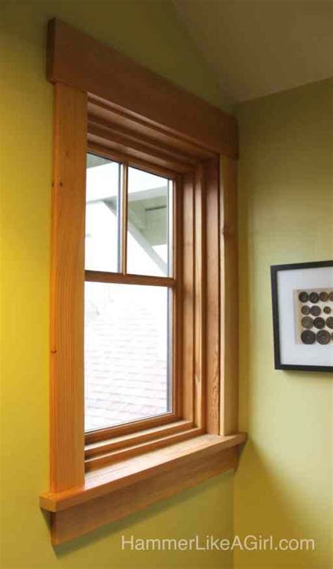 installing craftsman window trim finally hammer   girl craftsman style window trim