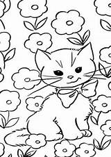 Kitten Tulamama sketch template