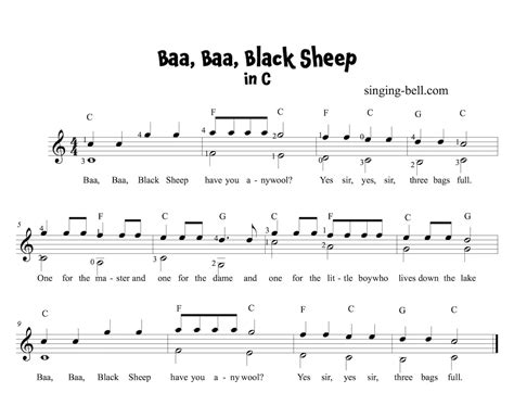 baa baa black sheep sheet  ubicaciondepersonascdmxgobmx