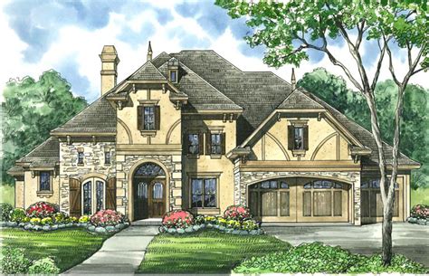 tudor inspired estate home plan gl architectural designs house plans