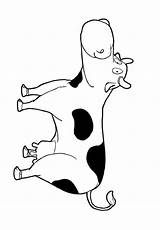 Vaca Mucca Kuh Kleurplaat Koe Malvorlage Vache Cow Schulbilder Kleurplaten Educima Educol Educolor Stampare Schoolplaten sketch template
