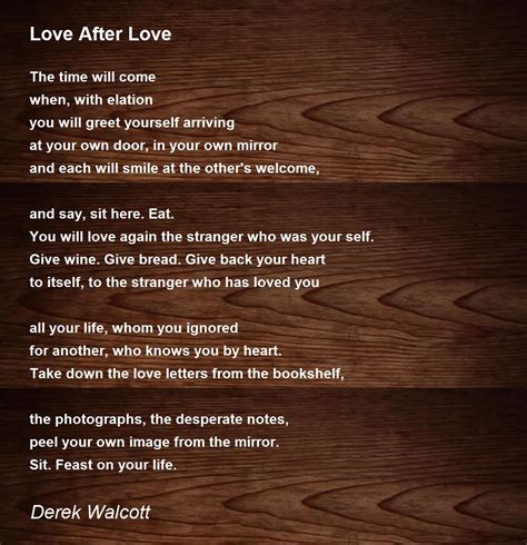 love  love poem  derek walcott poem hunter