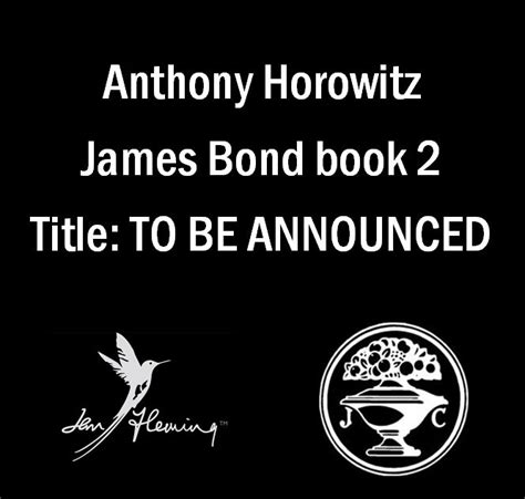 the book bond anthony horowitz to pen second bond novel