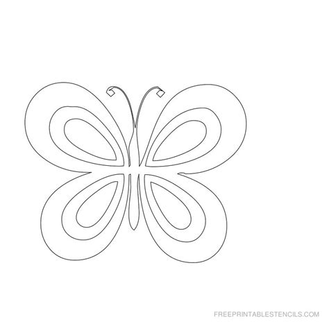 printable butterfly stencil templates