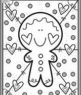 Preschool Gingerbread sketch template
