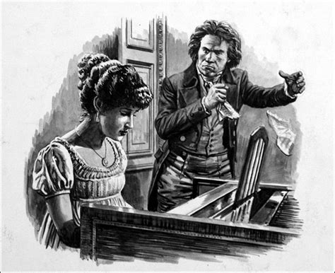 Beethoven And Pupil By Roger Payne At The Illustration Art