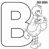 Coloring Pages Sesame Street Colouring Letter Alphabet Letters Kids Print Activity Printable Color Sheets Big Sheet Colored Gambar Abc Printables sketch template