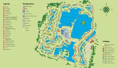 park map center parcs de vossemeren