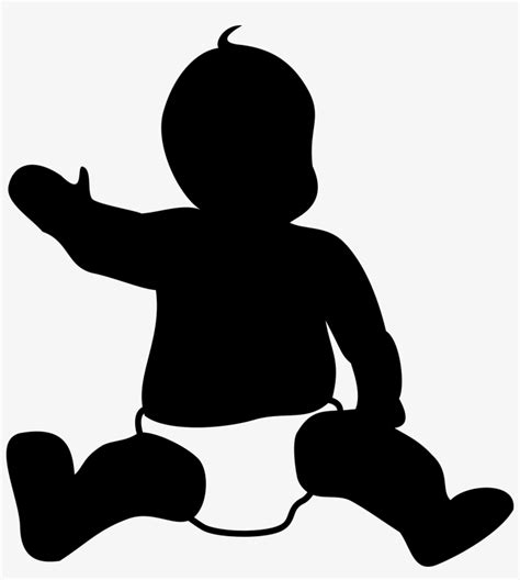 clipart baby outline transparent png