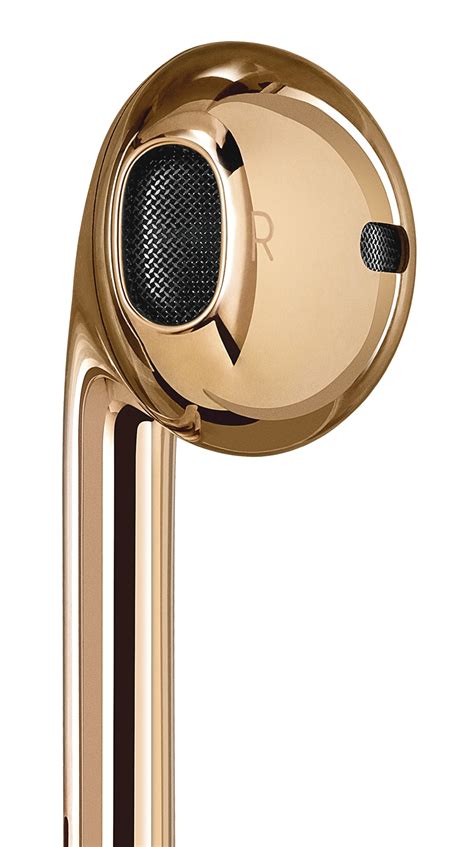 real gold apple earpods sold   luxuryvoltcom