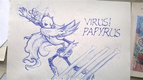 Virus Papyrus Fight Sketch By Jeyawue On Deviantart